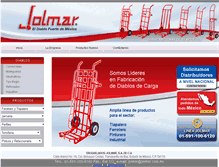 Tablet Screenshot of jolmar.com.mx